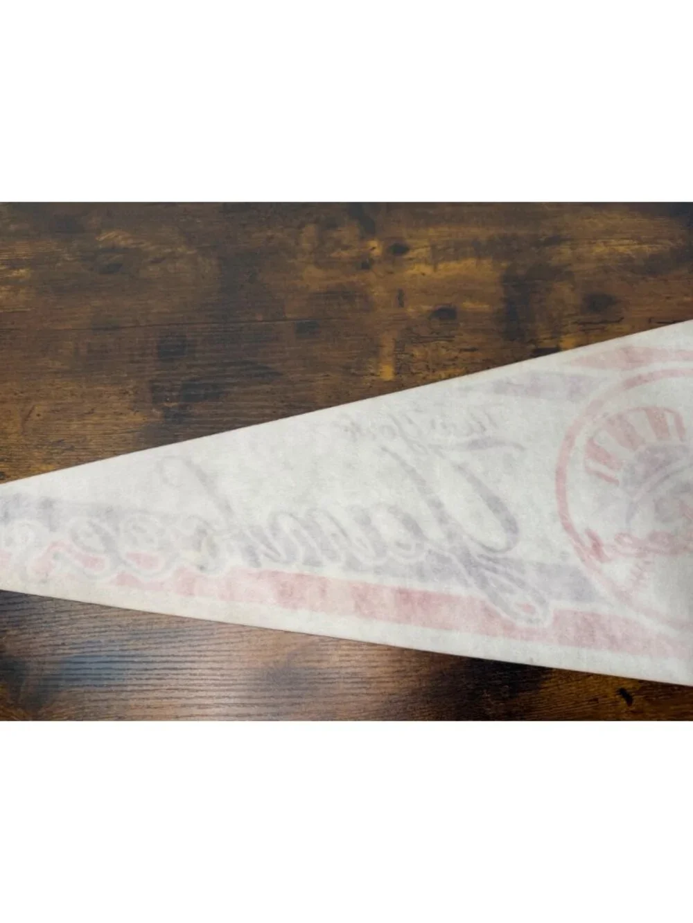 New York Yankees MLB Vintage Felt Pennant Flag With Classic Logo 30 inches